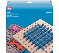Prym Métier à tisser carré Loom MAXI – pour châles et écharpes – 29 x 29 cm – Beige