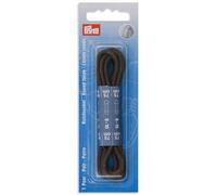 Prym Lot de 2 lacets ronds en coton - 3 mm - Différentes longueurs - Gris foncé ou bleu marine