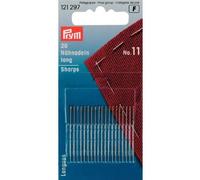 Prym - Lot de 20 aiguilles à coudre longues n°11 chas doré