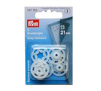 Prym Bouton-pression à coudre 21 mm 3 pièces transparentes