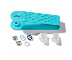 Prym Love Boutons pression Jersey bleu/blanc - Prym 390702