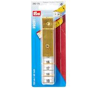 Prym Mètre à ruban Profi avec extrémité en métal, Polyester, Blanc, 14 x 5.7 x 1.7 cm