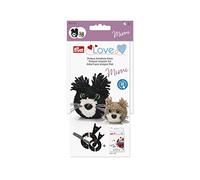 Prym Modello Pompon, Nero, Marrone, Bianco, 5 x 5 x 3 cm