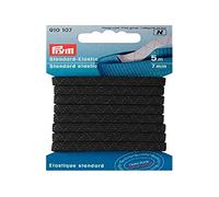Prym - Noir (7mm, 5m) Élastique Standard - 1 Unité