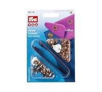 Prym Non-Sew Press Fasteners Jersey Brass 10 mm, Metal, Copper, 14 x 9.3 x 2.5 cm