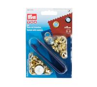 Prym – Œillets en laiton – Ø 8 mm – 24 pièces