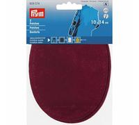Prym Patches Imitation Suede for Ironing/Sewing on 14x10 cm Dark Red