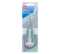 Prym Pfriem 610965 Poinçon pour perforer et perforer des trous dans le tissu, le cuir et le papier, outil de travail manuel ergonomique avec capuchon de protection, sauge