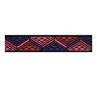 Prym Pink, Red & Purple Triangle Patterned Elastic 25mm/1in (7mtr), Polyester Blend, Multi-Colour, 15 x 15 x 3 cm
