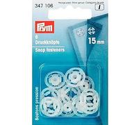 Prym Plastic Sew on Snap fasteneres, 9.3 x 5.7 x 0.7 cm