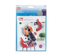 Prym Appareil à pompons 2 en 1 diamètre 3,5 et 5 cm Rouge, Violet, Orange Taille S