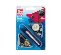 Prym Press Fasteners for Anorak, Brass, Silver, 2.8 x 9.3 x 0.5 cm