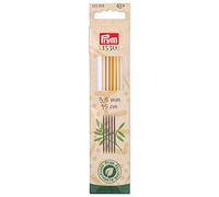 Prym - Prym 1530 Bamboo a doppio punteggio (15 cm, 3,50 mm) ago - 1 Pezzi