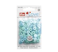 Prym PRYM_393502-1 Love Color Snaps Fasteners Mini Mint 36 pcs, One Size'