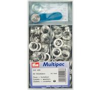 Prym - Prym Argent (14mm) Œillets et Rondelles - 80 Pièces