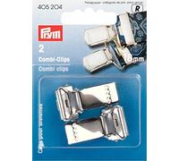 Prym - Prym Argent (18mm) Combi Clips - 2 Pièces