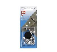 Prym – Rivets tubulaires Argent 6–9 mm – 8 pièces