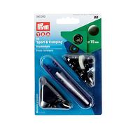 Prym Boutons-pression Camping Sportif 15 mm Bruni sans couture avec outil
