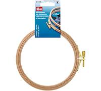 Prym - Prym Couleur Naturelle (0.8x13cm) Hêtre Bois Broderie Cadre avec Laiton Vis - 1 Pièce, Beige