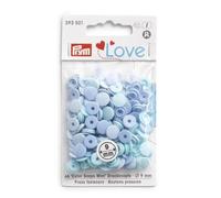 Boutons pression Color Snaps Mini bleus - Prym 393501