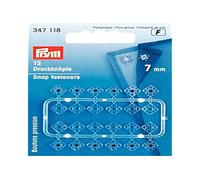 Prym Snap Fasteners, Plastique, Transparent, Un