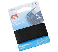 Prym 955375-1 Elastic Tape, Caoutchouc, Black, 25 mm