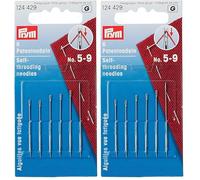 Prym Pym Assortit n ° 5-9 AIGINAGES D'AUTORANCE - 1 unité, Gold, Silver (Lot de 2)