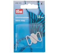 Prym Fermoir de boucle Pym pour bikini et ceinture 12 mm plastique transparent – 1 unité