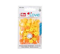 Boutons pression Color Snaps jaunes Prym Love - Prym 393004