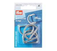 Prym Pym Matt Silver (25 mm) D-Anneaux - 1 unité