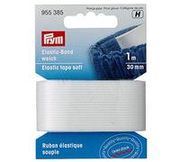 Prym Pym Soft White (30 mm, 1m) Ruban élastique - 1 unité