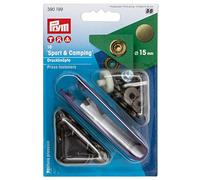 Prym Pym Sport and Camping Brass (15 mm) Nettoye Press Fasteners - 1 unité
