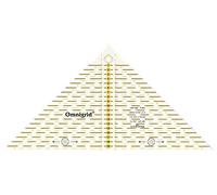 Prym Règle triangulaire Quick avec graduation cm pour carrés 1/4 jusqu'à 20 cm