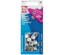 Prym Recharge boutons-pression jersey sans couture 390117 nacre 12 mm blanc x6