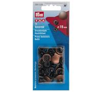 Prym Refill Packs Brass for 390309 Antique Copper 15 mm, Gold