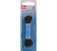 Prym Round Laces, Black, 75 cm x Ø 3 mm, schwarz, 2 Stück
