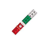 Prym ruban à mesurer avec échelle en cm et inch, mélange de polyester, Jaune/vert/rouge/blanc, 14 x 5.7 x 1.7 cm