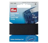 Prym Ruban élastique fort, 25mm, noir, 1m, polyester, 25 mm