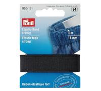 Prym Ruban élastique solide 18 mm Noir 1 m