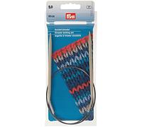 Prym Rundstricknadeln Alu 60 cm 5,00 mm Grau Ferri da Maglia circolari, Alluminio, Grigio, 5,0 mm