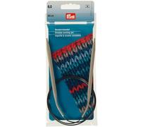 Prym Rundstricknadeln Alu 80 cm 6,00 mm Grau Ferri da Maglia circolari, Alluminio, Grigio, 6,0 mm