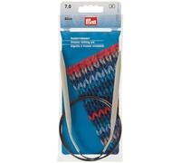 Prym Rundstricknadeln Alu 80 cm 7,00 mm Grau Ferri da Maglia circolari, Alluminio, Grigio, 7,0 mm