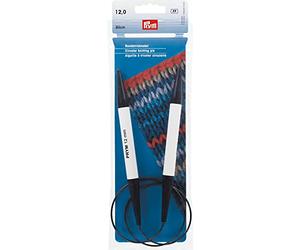 Prym Rundstricknadeln KST 80 cm 12,00 mm Grau Ferri da Maglia circolari, plastica Grigio Perla, 12 mm