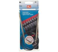 Prym Rundstricknadeln MS 100 cm 6,00 mm silberfarbig Ferri da Maglia circolari, Ottone, Argento, 6,0 mm