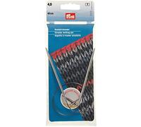 Prym Rundstricknadeln MS 40 cm 4,00 mm silberfarbig Aiguilles à Tricoter circulaires, Laiton, Argento, 4 mm
