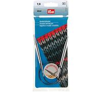 Prym Rundstricknadeln MS 40 cm 7,00 mm silberfarbig Ferri da Maglia circolari, Ottone, Argento, 7,0 mm