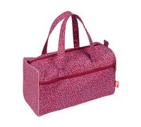 Prym Sac de Projet pour Laine, Accessoires de Tricot et Crochets, Sac à Tricoter avec Fermeture éclair et Poche extérieure, Organisateur de Fil, Bordeaux, 30 x 29 x 5 cm, Moderne
