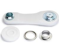 Prym Set d'outil à rabattre et 24 œillets avec rondelles 8mm, argenté