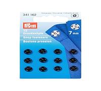 Prym Sew-on Snap Fasteners Brass Black 7 mm