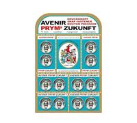 Prym Sew-on Snap Fasteners Zukunft Brass Silver col 17 mm